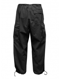 Cellar Door Cargo 5 black multi-pocket trousers