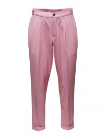 Cellar Door Leo pantaloni rosa con le pinces LEO T POTPOURRY RW348 32