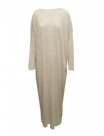 Womens dresses online: Dune_ beige maxi dress in linen, cotton and silk