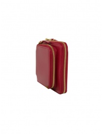 Comme des Garçons portafogli quadrato rosso con tasca esterna SA2100OP portafogli acquista online