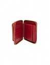 Comme des Garçons portafogli quadrato rosso con tasca esterna SA2100OPshop online portafogli