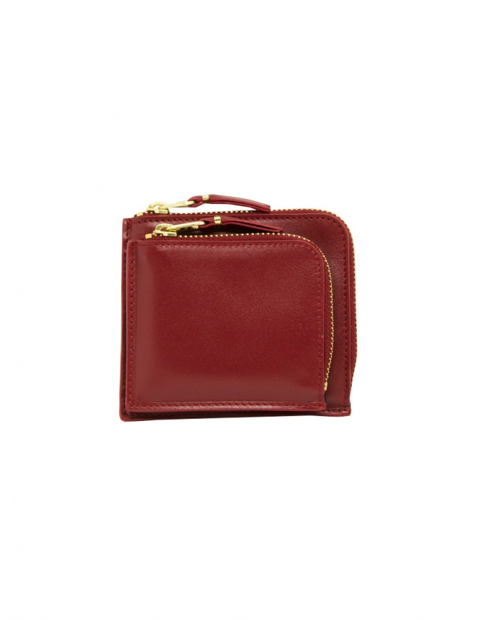 Comme des Garçons SA3100OP piccolo portamonete rosso con tasca esterna SA3100OP RED portafogli online shopping