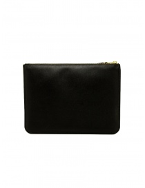 Comme des Garçons SA5100OP outside pocket black leather pouch price