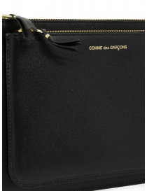 Comme des Garçons SA5100OP busta in pelle nera con tasca esterna portafogli acquista online