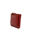 Comme des Garçons SA8100OP portamonete a busta rosso con tasca esternashop online portafogli