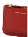 Comme des Garçons SA8100OP portamonete a busta rosso con tasca esterna SA8100OP RED acquista online