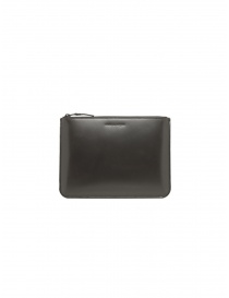 Comme des Garçons SA5100VB very black leather zippered pouch online