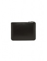 Comme des Garçons busta SA5100VB very black in pelle nera con zipshop online portafogli