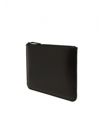Comme des Garçons SA5100VB very black leather zippered pouch price