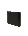 Comme des Garçons SA5100VB very black leather zippered pouch SA5100VB VERY BLACK price