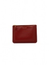 Comme des Garçons SA5100OP red leather pouch with external pocket buy online SA5100OP RED