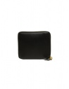 Comme des Garçons portafogli nero quadrato con tasca esterna SA2100OP SA2100OP BLACK prezzo