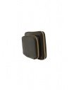 Comme des Garçons portafogli nero quadrato con tasca esterna SA2100OPshop online portafogli