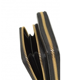 Comme des Garçons portafogli nero quadrato con tasca esterna SA2100OP portafogli acquista online