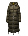 Parajumpers Panda olive green long down jacket buy online PWPUEL31 PANDA TAGGIA OLIVE
