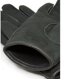 Parajumpers Shearling graphite blue lined leather gloves