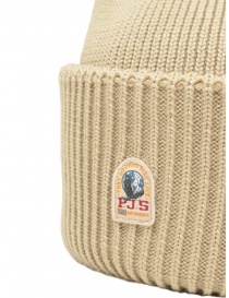 Parajumpers berretto in lana beige con bordo alto prezzo
