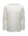 Kapital long sleeve white t-shirt with smiley face on the elbows buy online K2303LC077 WH