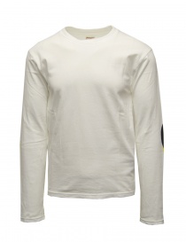 T shirt uomo online: Kapital Catpital t-shirt a manica lunga bianca