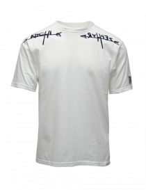 Mens t shirts online: Kapital Good Direction Kochi Zephyr white t-shirt