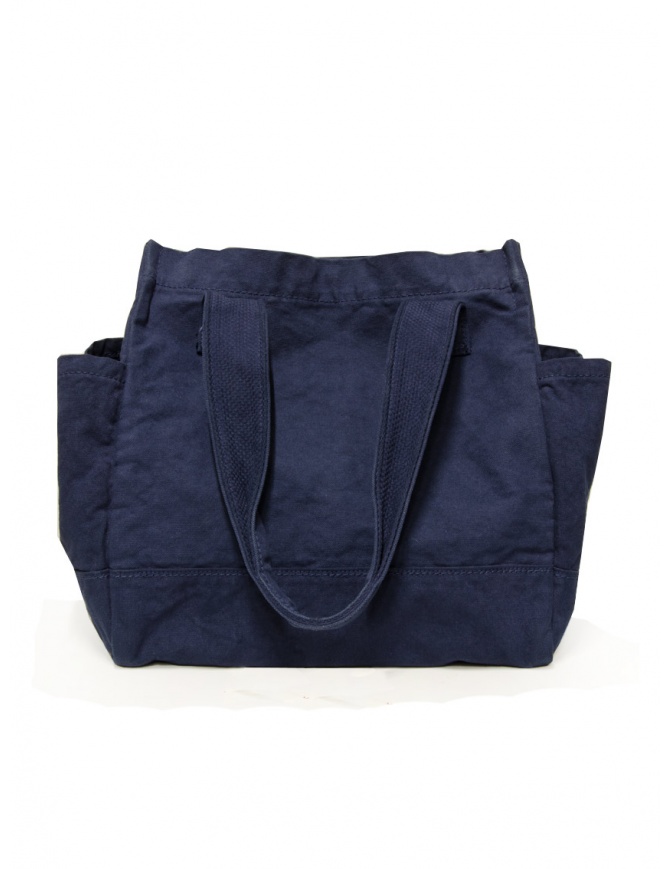 Kapital large tote bag in thick blue canvas