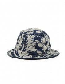 Hats and caps online: Kapital blue and white damask bucket hat