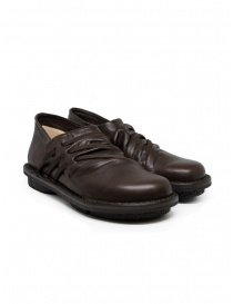 Trippen Thrill low brown shoes with side strings THRILL ESPRESSO-SAT KA MOR order online