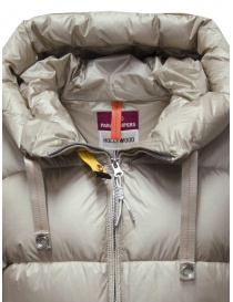 Parajumpers Tilly piumino bomber beige satinato con cappuccio giubbini donna prezzo