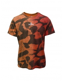 Parajumpers Outback t-shirt rossa-arancio stampa butterfly PMTSOF04 OUTBACK TEE RIORED B ordine online