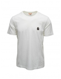 Parajumpers Patch white t-shirt with front logo patch PMTSBT02 PATCH OFF-WHITE order online