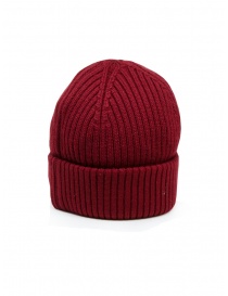 Parajumpers Rib Hat ribbed cap in red wool