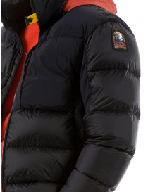 Parajumpers Gover men's black down jacket with elasticated inserts