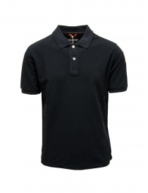Parajumpers short sleeve basic polo shirt in black PMPOPO01 BASIC BLACK order online