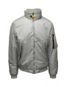Parajumpers Laid light grey padded bomber jacket buy online PMJKBC01 LAID SKY GREY