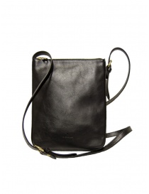 Il Bisonte small rectangular bag in black leather BCR344 BK159B NERO order online