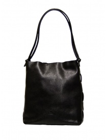 Il Bisonte shoulder bag in black vintage leather BSH182 BK296B NERO order online