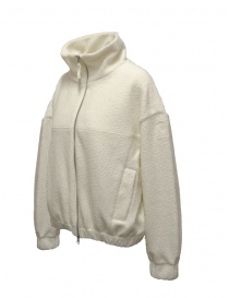 Parajumpers Minori white sweatshirt with zip buy online