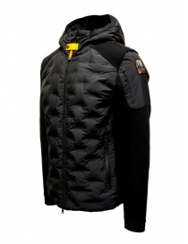 Parajumpers Benjy black down jacket with piqué sleeves price