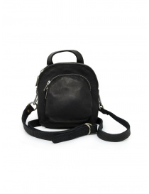 Guidi DBP05MINI tiny shoulder backpack in black horse leather DBP05MINI SOFT HORSE FG BLKT order online