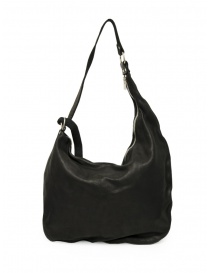 Bags online: Guidi SZ01 asymmetric bag in black leather