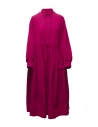 Casey Casey Ethal maxi abito chemisier in cotone color lampone acquista online 21FR451 RASPBERRY