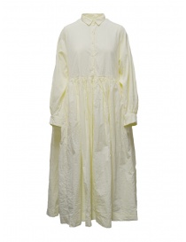Casey Casey Ethal maxi chimisier dress in creamy white cotton 21FR451 CREAM order online