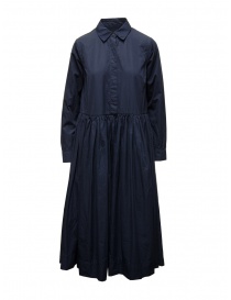 Casey Casey Ethal maxi shirt-dress in blue cotton STF0004 NAVY order online