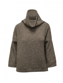Women s knitwear online: Ma'ry'ya boxy sweater in taupe wool