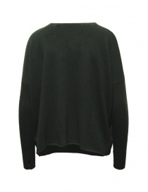 Ma'ry'ya pullover in dark green merino wool and cashmere buy online