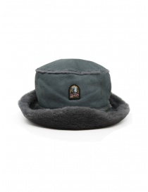 Parajumpers bucket hat in sheepskin PAACHA32 SHEARLING BLUE GRAPH. order online