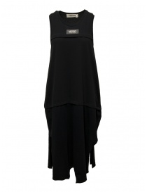 Womens dresses online: QBISM long black tank dress