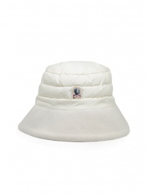 Hats and caps online: Parajumpers Puffer Bucket white padded hat