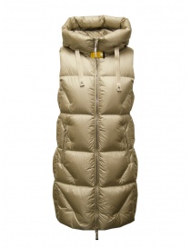 Parajumpers Zuly gilet lungo imbottito beige PWPUHY35 ZULY TAPIOCA 209 ordine online