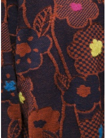 M.&Kyoko maglia pullover a fiori blu e ruggine prezzo